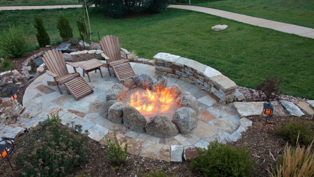 stone benches