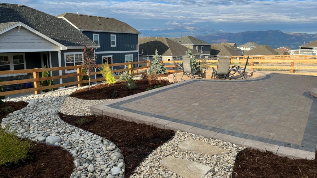 stone patio