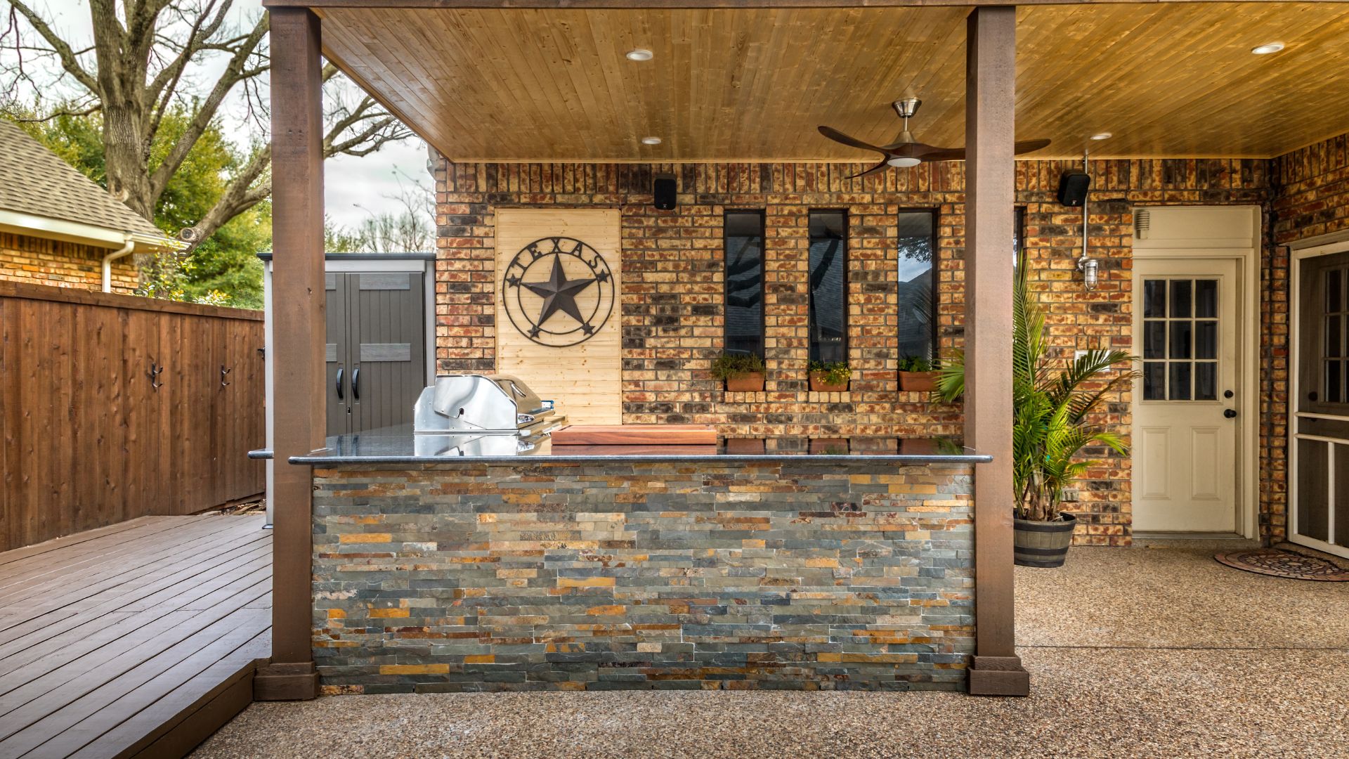 covered outdoor kitchen colorado