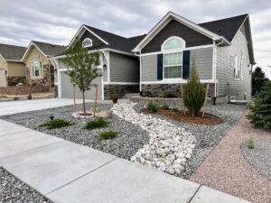 xeriscaping front yard colorado