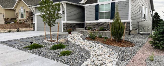 xeriscaping front yard colorado